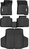 YITAMOTOR Floor Mats & Trunk Mat Fit for Honda Accord 2026 2025 2024 2023 (Gasoline & Hybrid), All Weather TPE Floor Liner Custom Fit for Accord Accessories, 1st, 2nd Row and Cargo Liners, Black