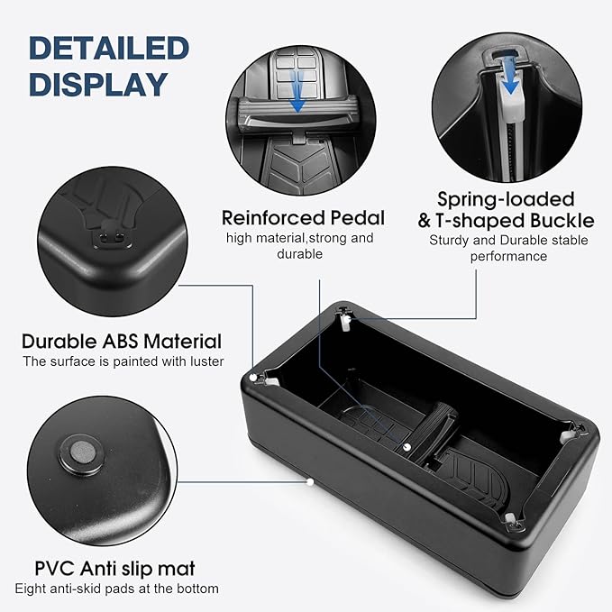 Shoe Cover Dispenser Containing 200pcs Shoe Covers Disposable Non Slip High Quality Automatic Shoe Cover Machine with Disposable Shoe Covers for Indoors for Most Occasion and Shoes Size