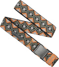 Arcade Belts A2 Slim Adventure Belt: Heavy Duty Stretch, Metal Free Buckle