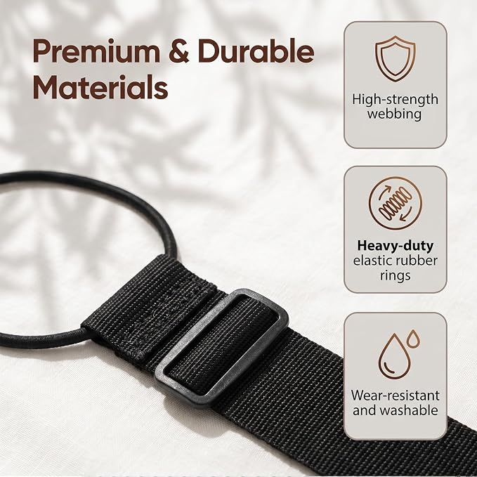 Personalized Luggage Connector Strap with Embroidered Name,4 Pcs Adjustable Elastic Add A Bag Belt for Suitcases and Carry Ons, Easy Travel Baggage Identifier