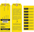 1000 Luggage Claim Tags with String Attached, Consecutively Numbered, Bag Stickers, Claim Ticket - Bag Tags for Hotel and Motel Bag Storage. Size: 6 3/4" (H) x 2 1/2" (W).