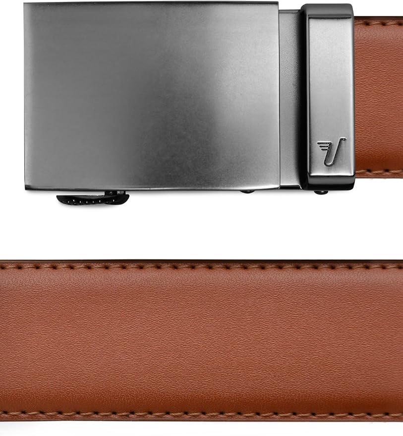 Mission Belt Men's Leather Ratchet Belt, 40mm Metal Collection