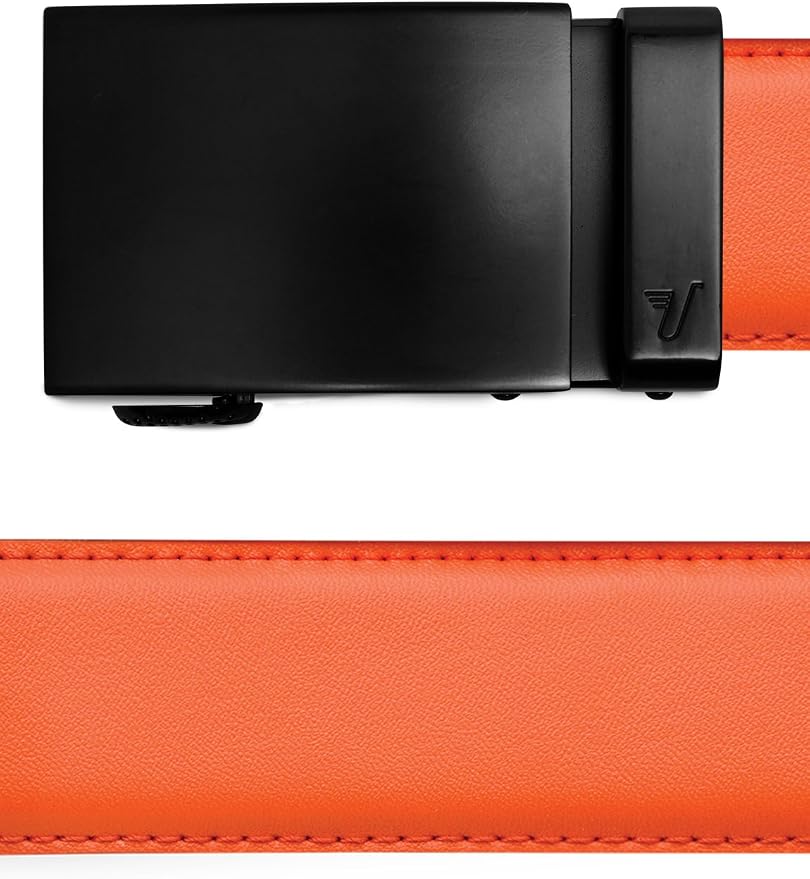 Mission Belt Men's Leather Ratchet Belt, 40mm Metal Collection
