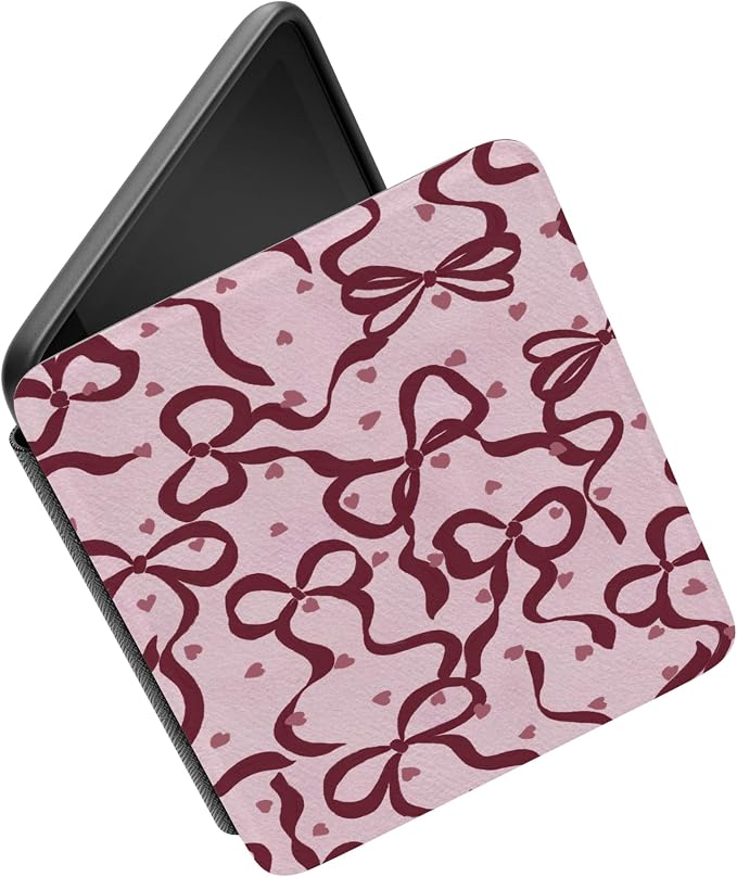 Casely Kindle Case | Coquette Crush | Bows | Compatible with 7” Kindle Colorsoft and 7” Kindle Paperwhite (12th Gen)