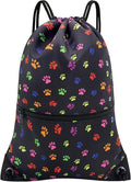 HOLYLUCK Drawstring Backpack Bag Sport Gym Sackpack
