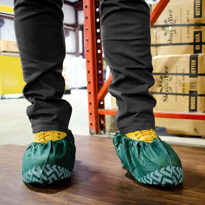 ShuBee Original Disposable, Extra-Large Boot and Shoe Covers, Thicker & Stronger, Durable Protection for Floors - 50 Pairs