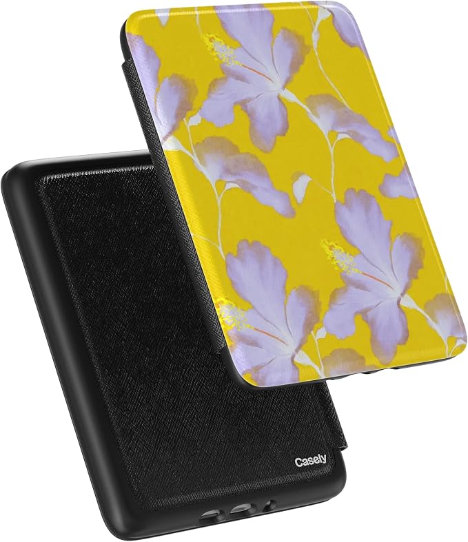 Casely Kindle Case | Sunwashed Painted Floral | Hibiscus Haze | 7” Kindle Colorsoft and 7” Kindle Paperwhite (12th Gen)
