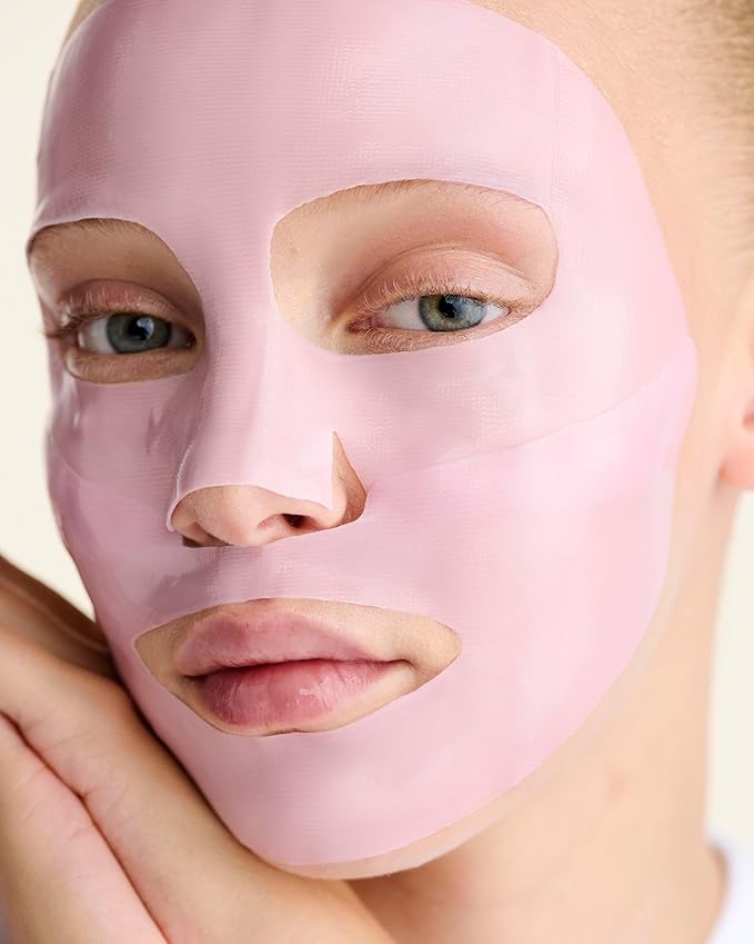 LOOPS Beauty Bridgerton™ NETFLIX In The Garden Set -The Best Korean Hydrogel Face Masks for Every Skin Moment Face Mask - 2 Hydrating Masks - Clean Slate and Double Take - All Skin Types, 2pc