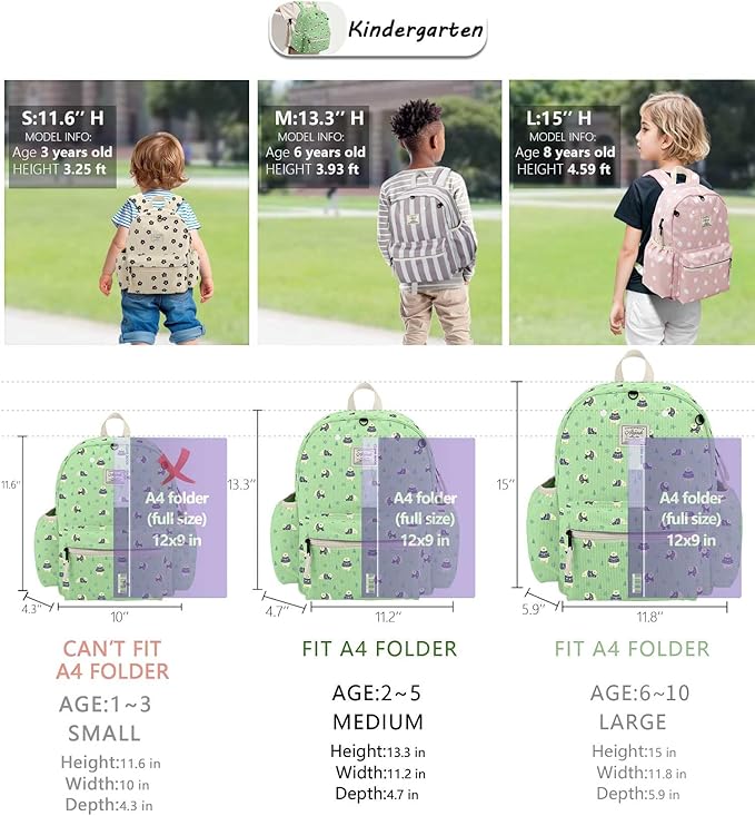 atgark Corduroy Toddler Backpack for Boys 2-5: Preschool Backpack for Boys