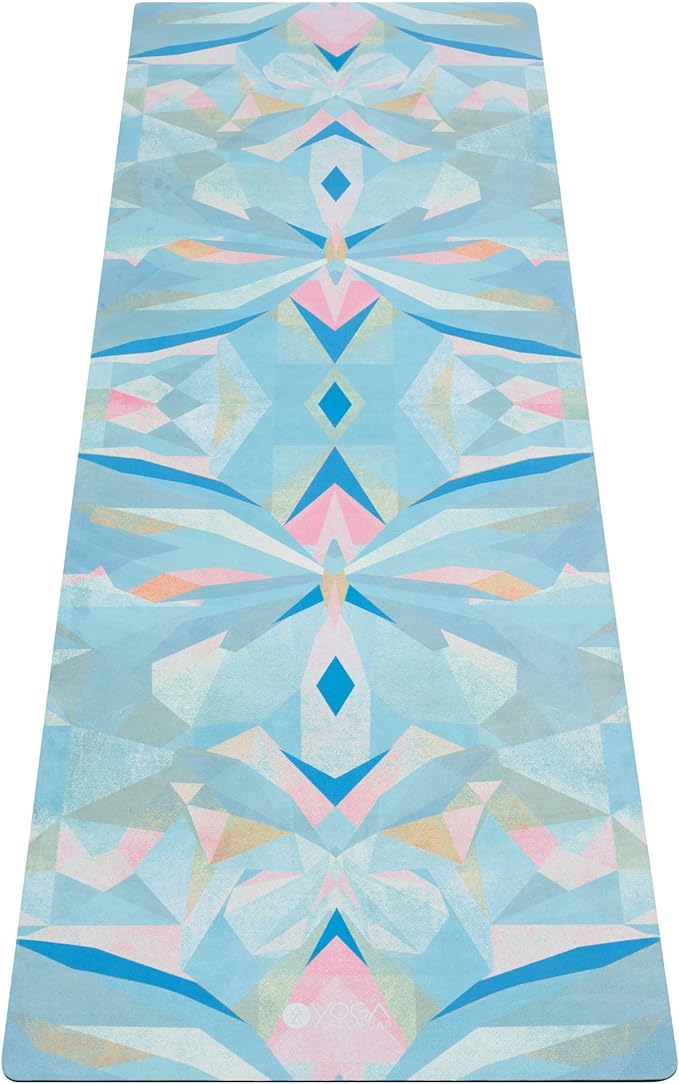 YOGA DESIGN LAB | The Combo Yoga Mat | Eco Luxury | Ideal for Hot Yoga, Power, Bikram, Ashtanga, Sweat | Studio Quality | Includes Carrying Strap!