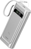TALIX Laptop Power Bank, 20000mAh Portable Charger 190W Total Output, 3-Port Fast Charging (140W Max), Built-in USB-C Cable,High-Capacity External Battery Pack for MacBook,Dell,Computer,iPad,iPhone 17