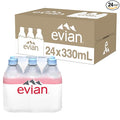 Evian Natural Spring Water, 330 ML (11.15 fl oz) bottles, 24 pack