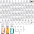 OMISTAR 200 PCS 1 oz Mini Small Spray Bottle - 30ml Transparent Plastic Travel Spray Bottles for Perfume Cosmetic, Travel Size with 5 Funnels, Convenient Refillable, Leak-proof Design