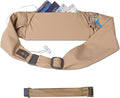 BANDI Plus Size Fanny Pack for Women - Travel-Ready Pocket Belt with Secure Hidden Money & Running Belt for Phone, Passport, Keys, & Medical Devices, Adjustable Fit, Comfortable (Taupe)