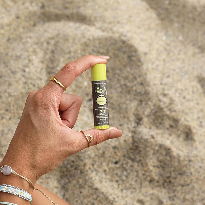 Sun Bum SPF 30 Sunscreen Lip Balm | Pineapple Flavor | Pack of 2 | Vegan and Cruelty Free | With Aloe and Vitamin E