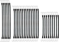 30PCS Rubber Tarp Straps Assorted Sizes with 150% Max Stretch, 100% EPDM Bungee Cords with Hooks, Ideal for Securing Tarps, Cargo, Canvases, 15", 21", 31"