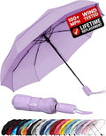 Repel Windproof Travel Umbrella - Compact & Withstands Winds up to 100MPH , Strongest Premium Auto Folding Umbrella for Rain and Sun - Durable, Light & Portable for Women & Men , Fits Backpack & Cars
