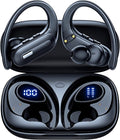 Active Noise Cancelling Ear Buds Wireless Earbuds 90Hrs Playtime Bluetooth Headphones with Hi-Res Stereo Deep Bass Power Display Earphones with Earhooks Waterproof Transparency Headset for Sports/Gym