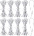 2000 Pcs 9 Inch Long Elastic Loop for Attaching Tags, Easy and Fast to Attach, Bundle of White Elastic String for Hang Tag, Clothes Tabs, Price Tabs, Luggage Label