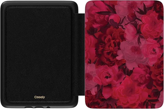 Casely Kindle Case | Romance Novel | Moody Floral | Compatible with 7" Kindle Colorsoft and 7" Kindle Paperwhite (12th Gen)