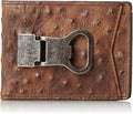 Nocona Men's Double Bifold Money Clip Ostrich