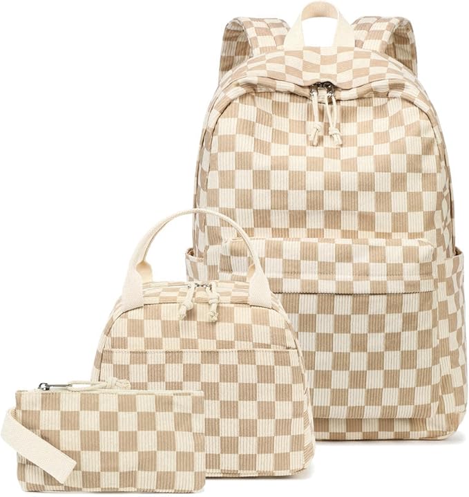 LEDAOU Backpack for Girls School Bag Kids Bookbag Teen Backpack Set Daypack with Lunch Bag and Pencil Case | Kids, Bookbag, Daypack, with Lunch Bag, and Pencil Case