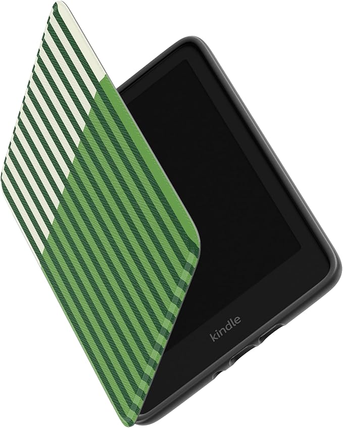 Casely Kindle Case | Clubhouse | Fairway Stripes | Compatible with 7” Kindle Colorsoft and 7” Kindle Paperwhite (12th Gen 2024 Models)