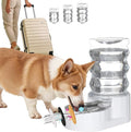 RIZZARI 6.5L Stainless Steel Pet Water Dispenser,Gravity Auto-Refill | Stainless Steel Bowl,Activated Carbon Filter,Ion Exchange Resin,Gravity Auto Refill,Ideal for Cats & Small Dogs