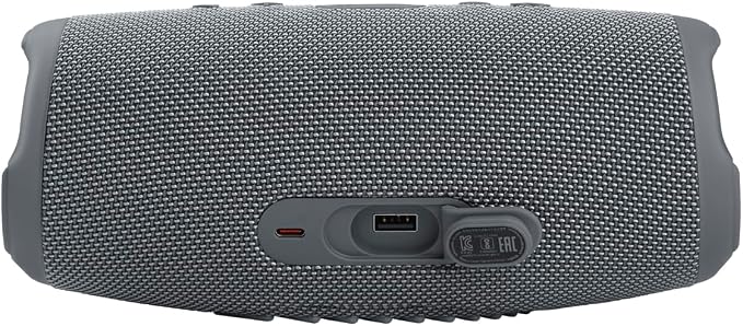 JBL CHARGE 5 - Portable Waterproof (IP67) Bluetooth Speaker with Powerbank USB Charge out, 20 hours playtime, JBL Partyboost (Grey)