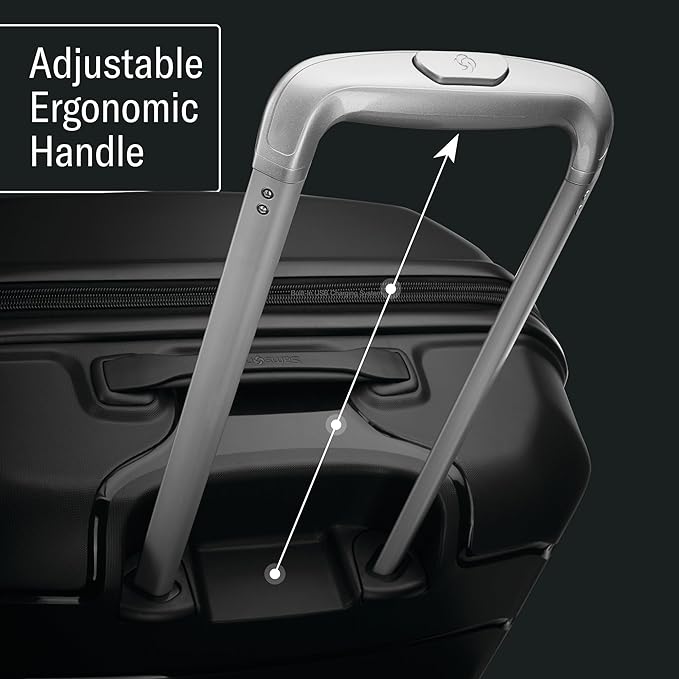 Samsonite Freeform Hardside Carry-On Luggage with Spinner Wheels - Hardshell Suitcase - TSA, Airline-Approved - Expandable Hard Shell, Smooth Rolling Wheels for Lightweight Travel - Merlot