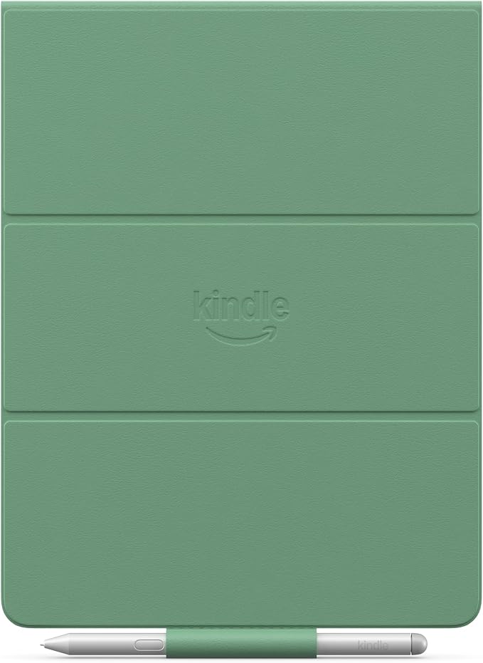 Amazon Kindle Scribe Folio Cover with Magnetic Attach, Designed with Sustainability in Mind, Functional & Protective Case - Plant-Based Leather