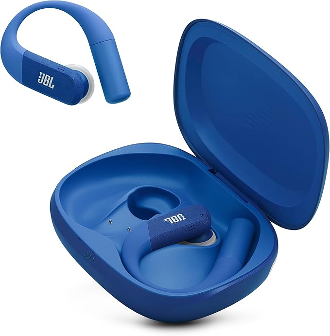 JBL Endurance Peak 4 - True Wireless Noise Cancelling Sport Earbuds, Up to 48Hrs Total Playback, Water & dust Proof (IP68), Secure fit with TwistLock™ Design, & 6 mics for Perfect Calls (Blue)