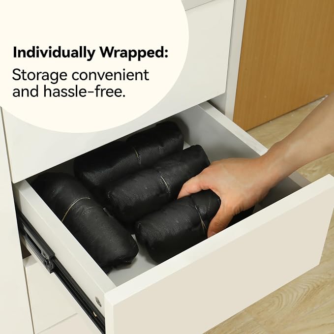 LYSHIYI 100Pcs Shoe Covers Disposable Non Slip, Large Size Non-Woven Boot Covers, Breathable and Durable, Fits US Men 6-14 Size, Reusable Slip-Resistant Booties for Indoors (Black)