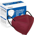 WWDOLL KN95 Face Mask 25 Pack, 5-Layers Breathable Disposable KN95 Masks
