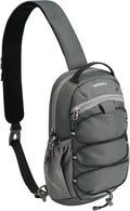 WATERFLY Small Crossbody Sling Bag: RFID Blocking Anti Theft Sling Backpack Chest Bag Travel Hiking Daypack Man Woman