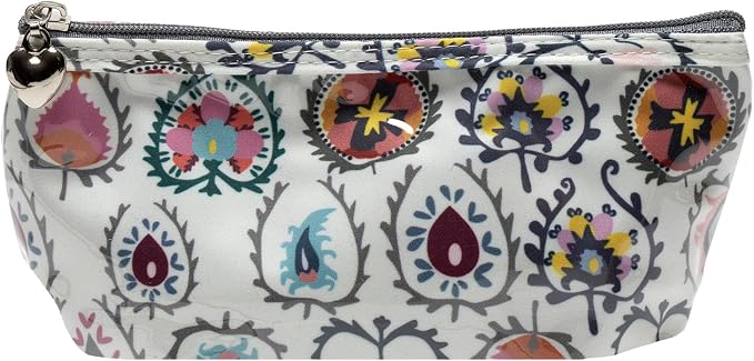 Jacaranda Living Extra Small Cosmetic Bag - Water-Resistant, PVC-Lined - Wild Things