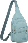 Banelu Cross Body Bag Small Sling Backpack Fanny Pack Crossbody Bags for Women Men
