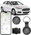 Undetectable GPS Tracker for Vehicles - Real-Time Tracking, No Monthly Fee/No SIM Card, Works with iOS Find My | Mini Hidden Magnetic GPS Locator, Ultra-Slim, IP68 Waterproof, Reliable Performance