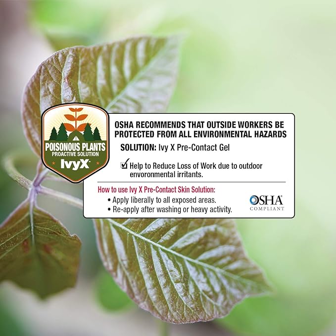 CoreTex Ivy X Pre & Post Combo Wallmount Box - Includes 50 USA-Made Single-Use Towelettes (25 Pre-Cleanser & 25 Post-Cleanser Poison Ivy Treatment Wipes)
