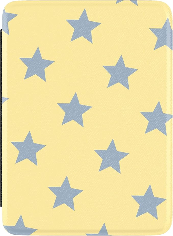 Casely Kindle Case | Shine Bright | Butter Yellow Stars | 7” Kindle Colorsoft and 7” Kindle Paperwhite (12th Gen)