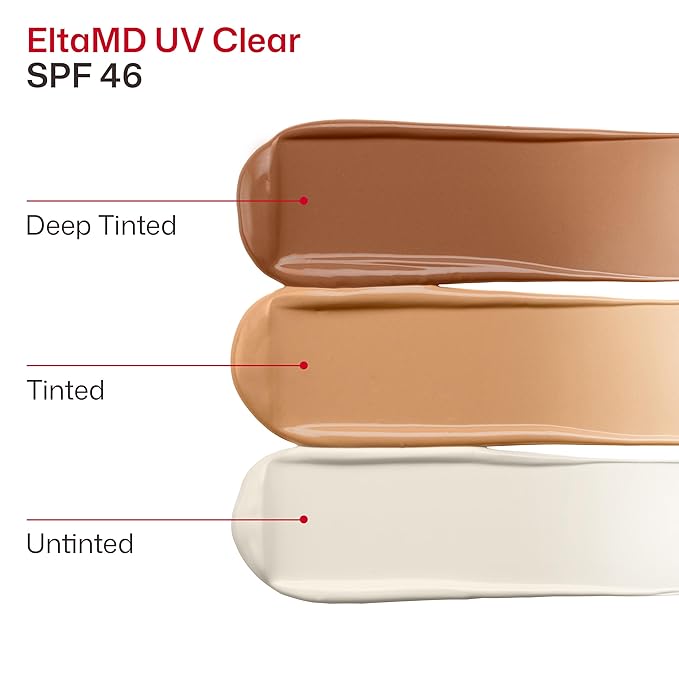 EltaMD UV Clear Face Sunscreen SPF, Oil-Free Sunscreen with Zinc Oxide, Dermatologist Recommended