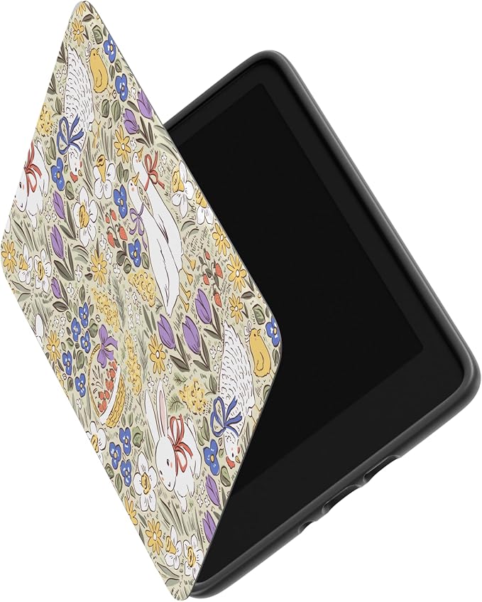 Casely Kindle Case | Storybook Stroll | Spring Garden | Compatible with 7” Kindle Colorsoft and 7” Kindle Paperwhite (12th Gen 2024 Models)