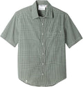 Silverts Men’s Adaptive Clothing Magnetic Button Shirt, Assisted Dressing Short Sleeve Top for Elderly, Rehab & Care Wear