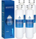 TEEHAY WF3CB Refrigerator Water Filter, Compatible with Frigidaire PureSource3, 242086201, PS3412266, Frigidaire FFSS2625TS, FFHS2611LB, FFHS2611PF, FFSS2615TS, LFSS2612TP, FGUS2642LF, 4 Pack