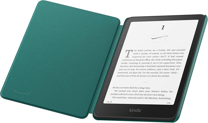 Amazon Plant-Based Leather Case- Lightweight, Protective Cover Designed with Sustainability in Mind for Kindle Paperwhite and Kindle Colorsoft