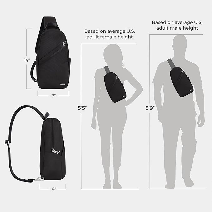 Travelon Anti-Theft Classic Sling Bag