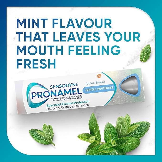 Sensodyne Pronamel Gentle Whitening Alpine Breeze Toothpaste - 0.8 Ounce -Travel Size (Pack of 2)