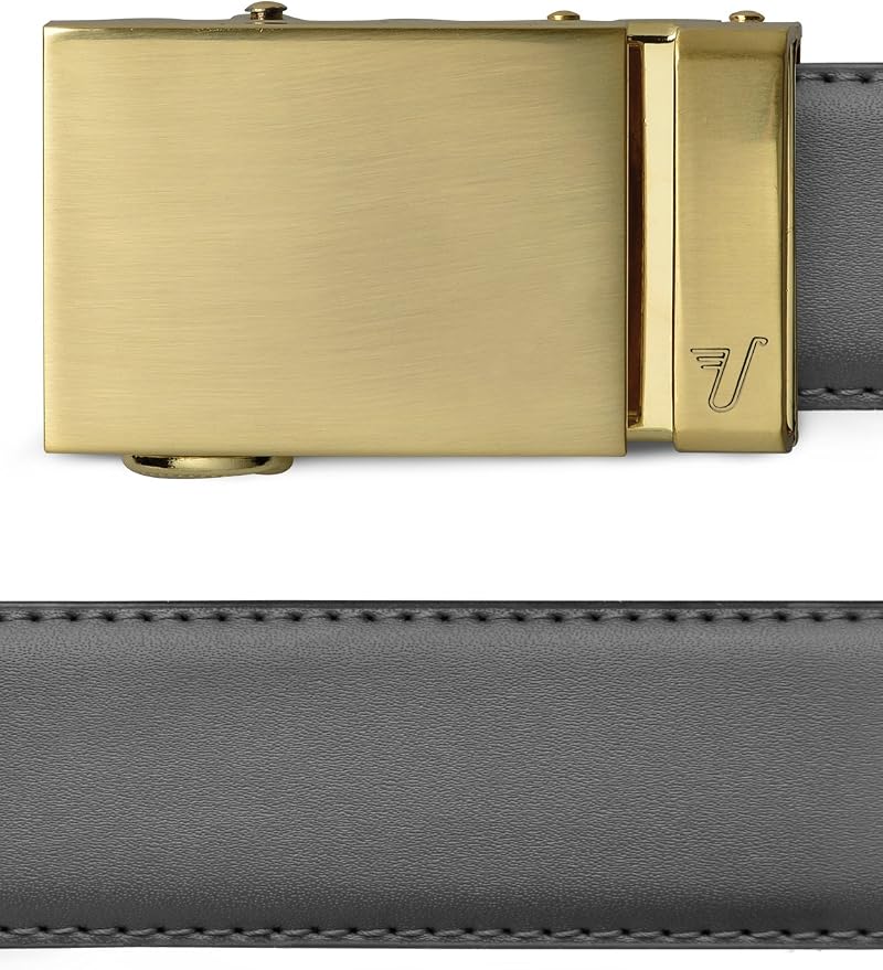 Mission Belt Men's Leather Ratchet Belt, 40mm Metal Collection