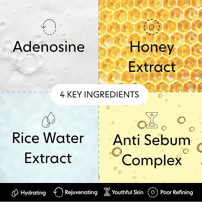 LOOPS WEEKLY RESET - Rejuvenating Korean Hydrogel Face Masks - Rejuvenate, Hydrate, Refine, Visibly Plump - Moisturizing & Pore RefiningSkin Mask Face Mask Reduces Signs of Puffiness 5pc