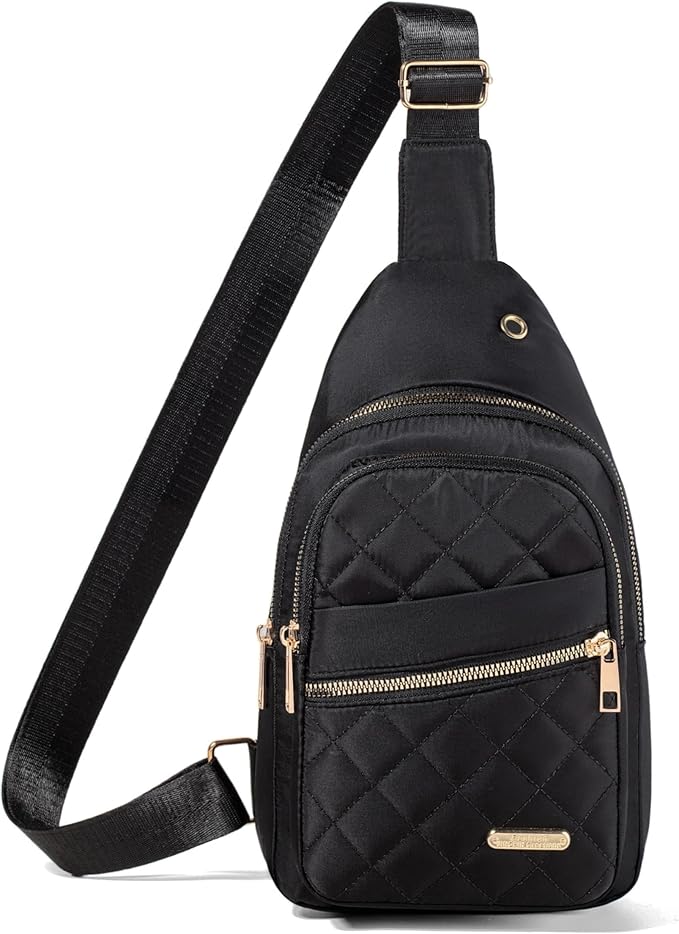 Banelu Small Sling Bag Crossbody Sling Backpack for Women Trendy, Small Fanny Pack Cross Body Bag Hiking Traveling Backpack